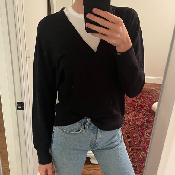 rag & bone Sweaters - Rag & Bone Black V-Neck Sweater